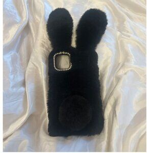 iPhone Case Cover Cute Bunny Rabbit Ear Plush for iPhone 7 8 Plus X XS XR